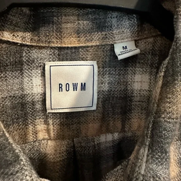 Shirts | Rowm Mens Plaid Flannel | Poshmark